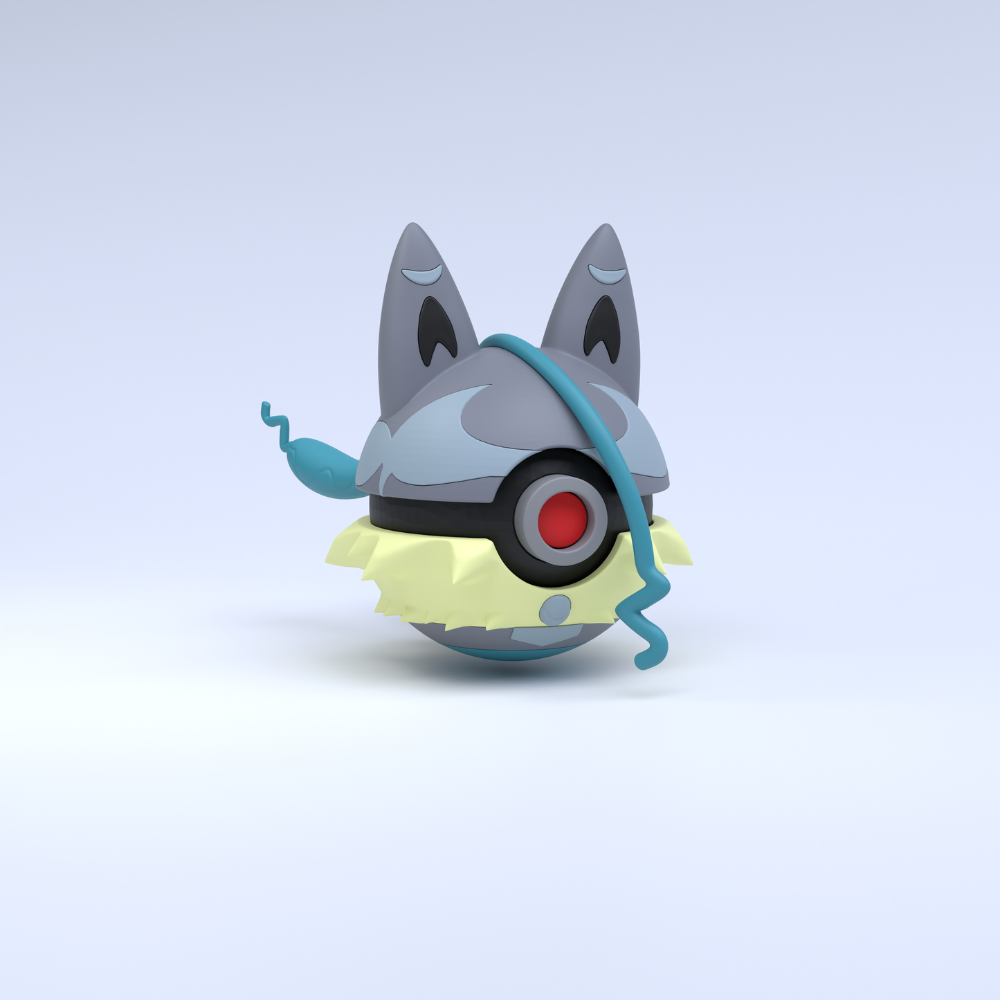 Lucario (Mega Z) Ball