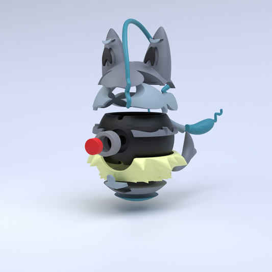 Lucario (Mega Z) Ball
